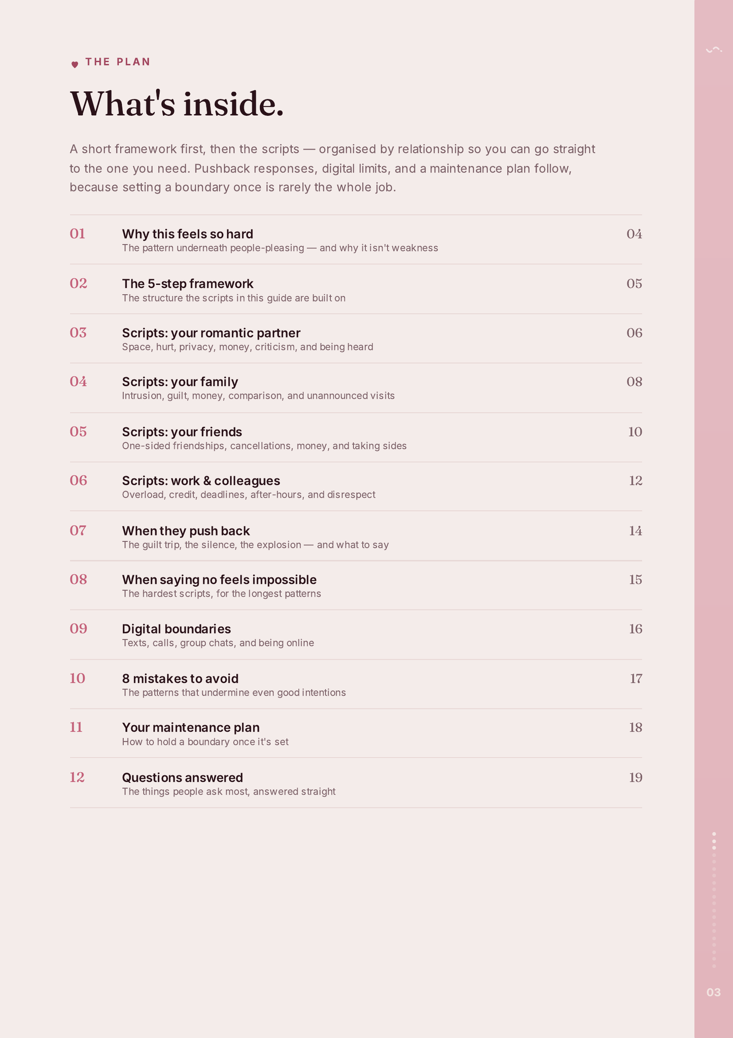 Boundary Scripts For People Pleasers